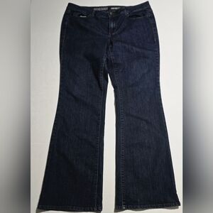 DKNY Size 16 SOHO BOOT Dark Blue Women's Jeans